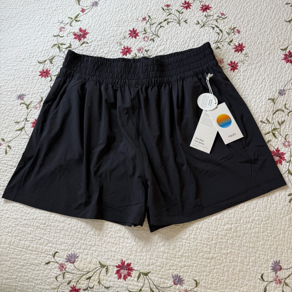 Vuori Black Athletic Shorts